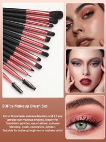 1个多功能防水拉链化妆包 + 29件套化妆工具套装、化妆刷套装、化妆刷套装、化妆刷套装、全套化妆工具、化妆刷套装、全套化妆工具、化妆刷套装、化妆刷套装、化妆礼盒套装 - 黑色 - 查看 3