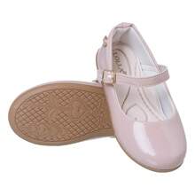 Kit 2 Pairs Children's Sneakers Girl Flat Ballerina Varnish Comfortable Doll Sneakers - Màu be - Xem 4