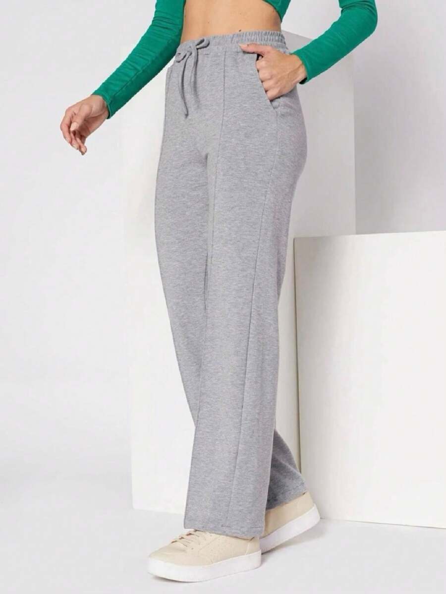 Women Pants - Grey - View 1