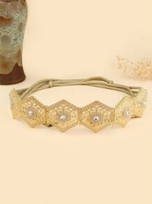 1 Miếng Thủ công Dây bện Thiết kế rỗng Đồ trang trí Rhinestone Dây đai thắt lưng Đối với phụ nữ Lễ hội Đồ trang sức - cordage - Xem 11