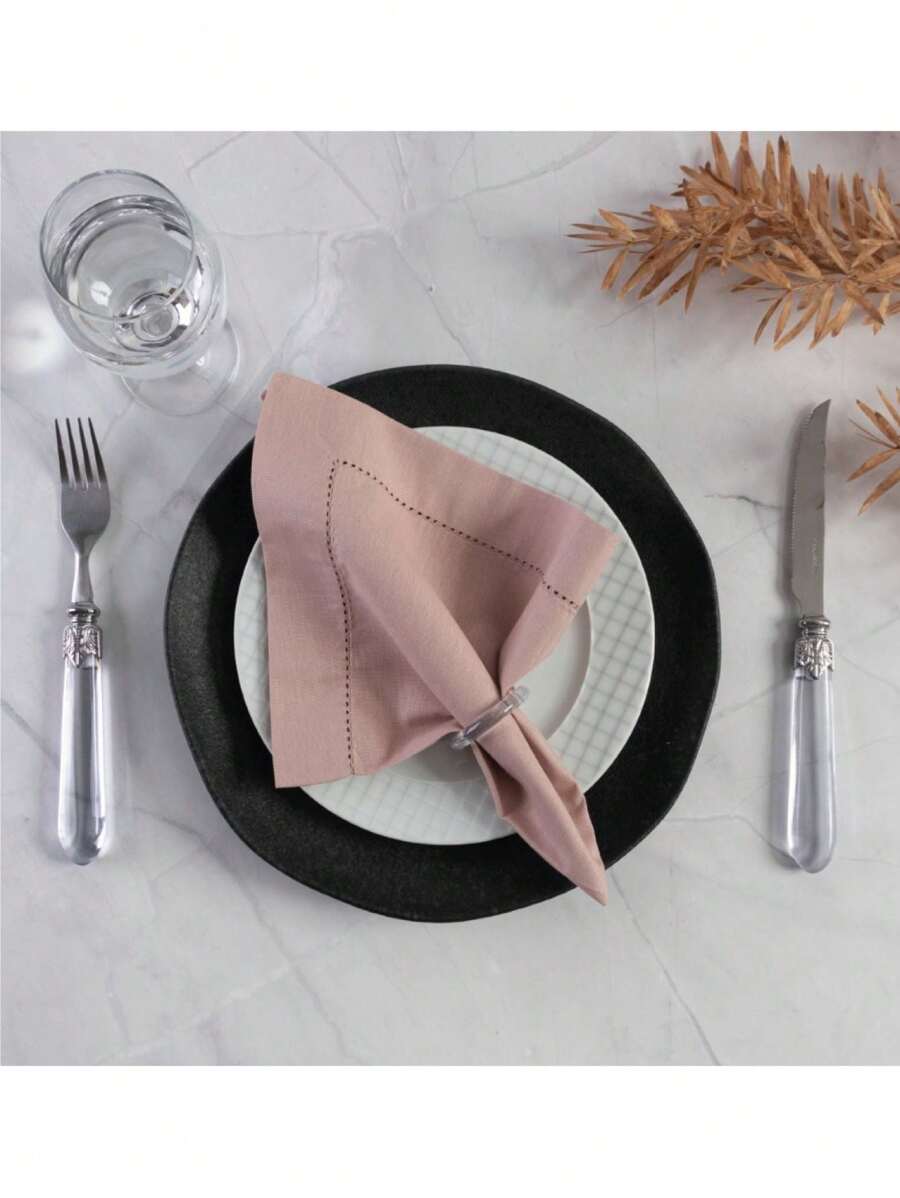 Table Napkins - Rusty Rose - View 1