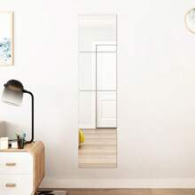 4 件/套現代風格,方形裝飾鏡貼,可拆自黏壓克力鏡子牆貼,牆壁藝術,牆貼,家居裝飾,臥室配件,房間裝飾,尺寸：25x25 公分（9.84x9.84 英吋） - 銀色 - 查看 6