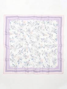 Boho 1 Nữ 90*90Cm Họa Tiết Họa Tiết Paisley Khăn Vuông Bandana Cho Ngoài Trời Khăn Bandana, Dây Buộc Tóc, Băng Đô Lý Tưởng Để Làm Đẹp Cho Vẻ Ngoài Của Bạn - Màu tím hoa cà - Xem 1