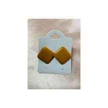 Stud Earrings - 駝色 - 查看 1