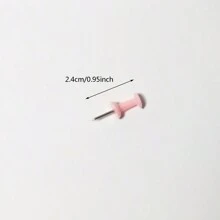 50pcs Colorful Drawing Pin, Simple Multipurpose Thumbtack For School, Office, Photo Fixing Back To School,Back To School,School Supplies