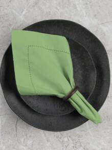 Table Napkins - Olive Green - View 3