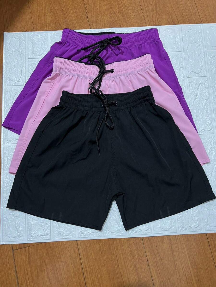 Women Shorts - 黑色 - 查看 1