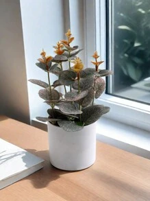 1入組人造盆栽植物 - 綠色 - 查看 4
