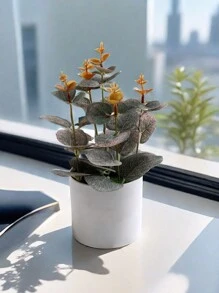 1入組人造盆栽植物 - 綠色 - 查看 3