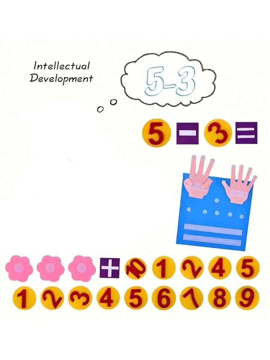 Christmas Decoration 1PC Montessori Learning Toddler Felt Educational