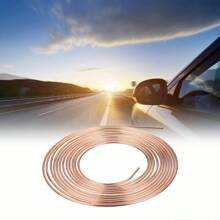 2PCS 25ft 3/16" Copper Nickel Brake Pipe Line Roll Tube Hose - Apricot - View 5