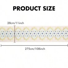 Table Runner Islamic Decoration For Home  Party Decor - Apricot - View 5