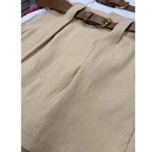 Plus Size Skirts - Beige - View 2