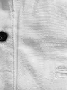 Camisa Manga Larga Slim Fit Para Hombre Textura - Blanco - Ver 4