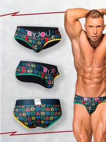 Ropa interior Brief para Caballero Byjou Nautico - Negro - Ver 6