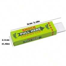 1 件随机电击口香糖玩具，青少年创意恶作剧玩具，堵嘴电击笔玩具