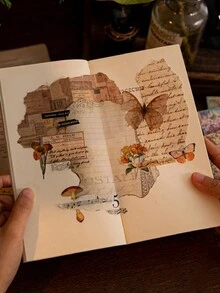 CANDY POETRY 1 包 50 張水果主題日記貼紙,diy 裝飾拼貼材料,適合手工藝、節日禮物、創意剪貼簿 - 紅色 - 查看 3