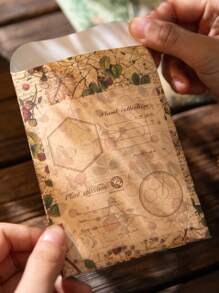 CANDY POETRY 1 包 50 張水果主題日記貼紙,diy 裝飾拼貼材料,適合手工藝、節日禮物、創意剪貼簿 - 紅色 - 查看 6