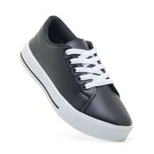 Women Wedge Sneakers - màu đen - Xem 4