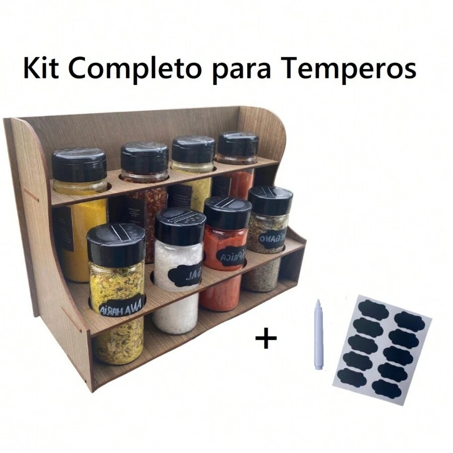 Spice Racks - Acajou - Voir 1