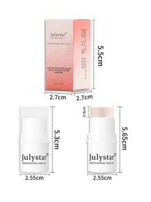 Julystar maquillaje profesional Colorete de larga duración pigmentado Colorete en crema - Rojo - Ver 3