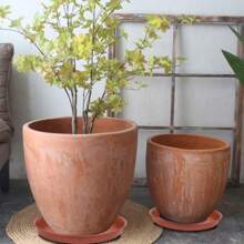 6 Packs Plant Saucer, 4 6 8 10 12 Inch Durable Plant Tray Flower Pot Saucer Round Pallets For Indoors And Outdoor, Plant Container Accessories