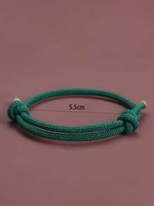 1 Stück minimalistisches gewebtes Armband für Frauen, mehrfarbig, vielseitig, Student Alltagszubehör, Geschenk für Feiertage