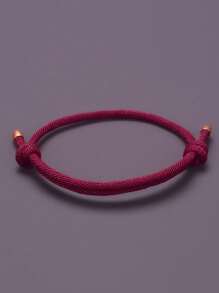 1 Stück minimalistisches gewebtes Armband für Frauen, mehrfarbig, vielseitig, Student Alltagszubehör, Geschenk für Feiertage