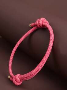 1 Stück minimalistisches gewebtes Armband für Frauen, mehrfarbig, vielseitig, Student Alltagszubehör, Geschenk für Feiertage