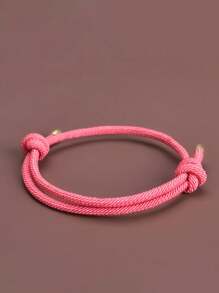 1 Stück minimalistisches gewebtes Armband für Frauen, mehrfarbig, vielseitig, Student Alltagszubehör, Geschenk für Feiertage