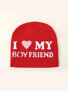 1 Miếng Ngày lễ tình nhân Bạn trai Theo chủ đề Mũ len Nổi bật Love Bạn trai , Phong cách đường phố  Sọ Mũ lưỡi trai , Cặp đôi Mũ , Giải trí Đúng mốt , Thích hợp Đối với Mặc hàng ngày - Nhiều màu - Xem 8