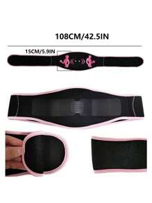 AXH USB Rechargeable Abs Stimulator Belt - Muscle Toning Trainer, Unisex Abdominal Muscle Exerciser, Abdominal Massage Device - Black - Black - View 5