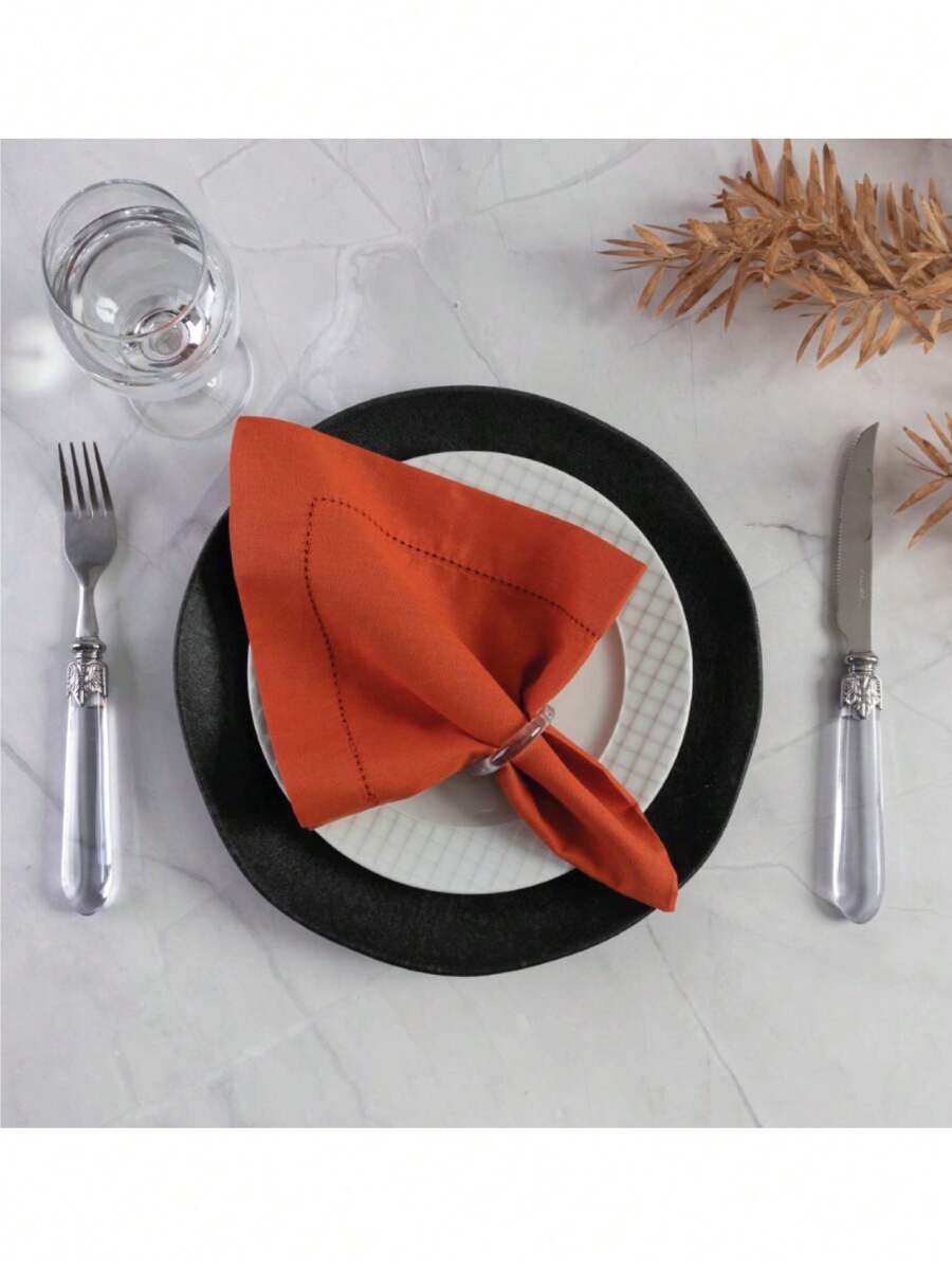 Table Napkins - 亮橙色 - 查看 1