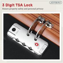 Joyway Luggage 20 Inch Carry On Luggage Sets, Expandable Suitcase Set With Spinner Wheel And TSA Lock, Hard Shell 3 Piece Luggage Sets For Travel - 黑色 - 查看 2