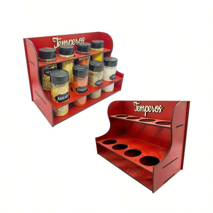 Spice Racks - Rot - Übersicht 1