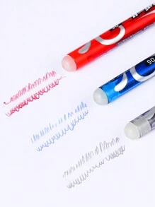 Thermo-Sensitive Erasable Gel Ink Pen, Neutral Pen, Black/Blue/Red - Black - View 3