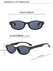 Petites lunettes de mode rétro ovales de style Y2K, chic pour le style streetwear, l'été, la plage, les vacances, l'extérieur et les déplacements