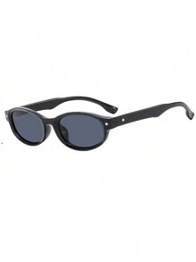Petites lunettes de mode rétro ovales de style Y2K, chic pour le style streetwear, l'été, la plage, les vacances, l'extérieur et les déplacements