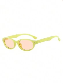 Petites lunettes de mode rétro ovales de style Y2K, chic pour le style streetwear, l'été, la plage, les vacances, l'extérieur et les déplacements