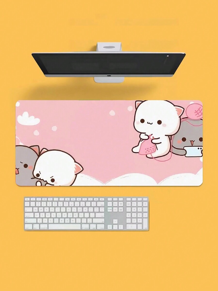 1pc Oversized 3d Printed Mouse Pad For Office, Gaming Computer, Mouse