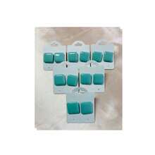 Stud Earrings - 藍色 - 查看 1