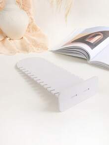 1入組白色複合板項鍊展示支架組織者