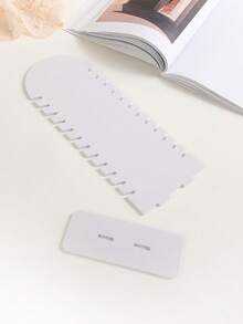 1入組白色複合板項鍊展示支架組織者