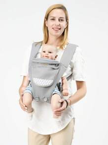 Portabebés Multifuncional Y Ligero, Mochila Portátil Para Bebés Al Aire Libre, Correa Para Llevar Niños Pequeños - Gris - Ver 4