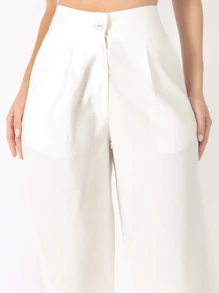 Women Pants - trắng - Xem 3