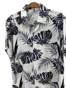 Men Shirts - 黑與白 - 查看 3