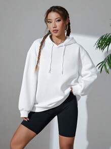 Women Sweatshirts - 白色 - 查看 4