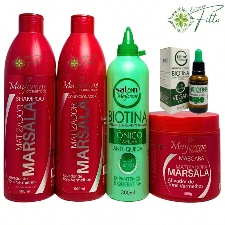 Hair Treatment - 紅色 - 查看 1