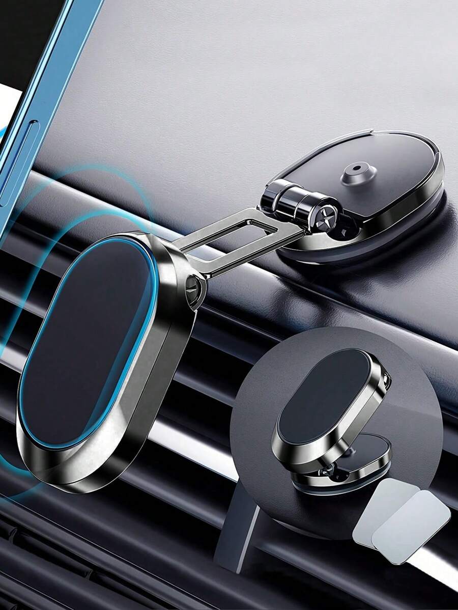 1 Miếng Giá đỡ điện thoại trên ô tô Với Hút mạnh Cúp Đối với , 360 độ Vòng xoay núi Đối với Dẫn đường - màu đen - Xem 1