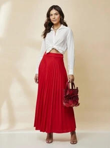 Women Skirts - Đỏ - Xem 5